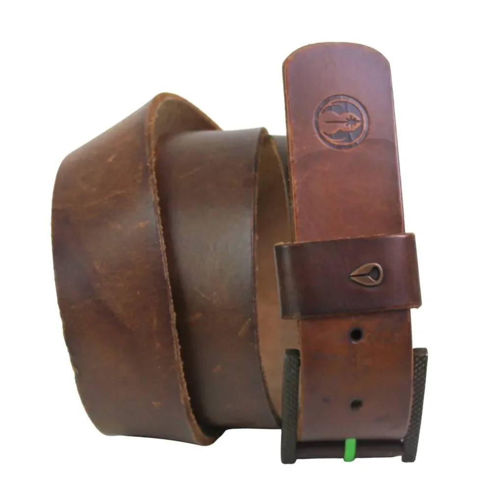 Nixon BROWN GENUINE LEATHER 1 1/2